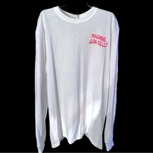 Machine Gun Kelly Long Sleeve Concert For Aliens T-Shirt Size SM/MD